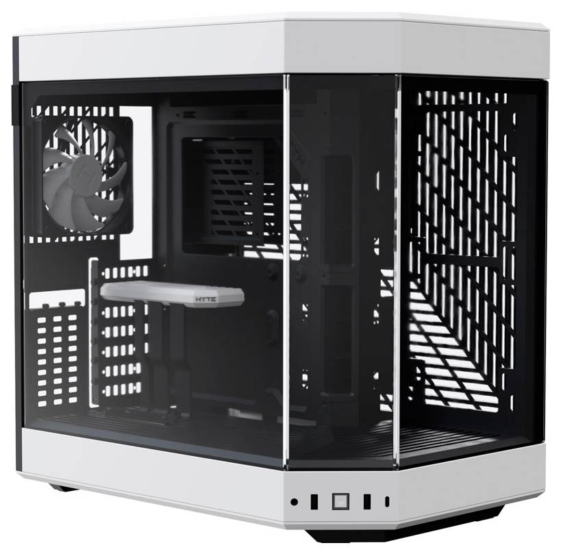 HYTE Y60 Tempered Glass Midi-Tower PC Case Nero/Bianco
