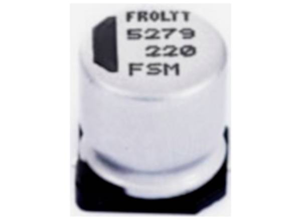 Frolyt E-RS3079 elektrolytický kondenzátor SMD  4.5 mm 22 µF 100 V 20 % (Ø x d) 8.9 mm x 12 mm 1 ks