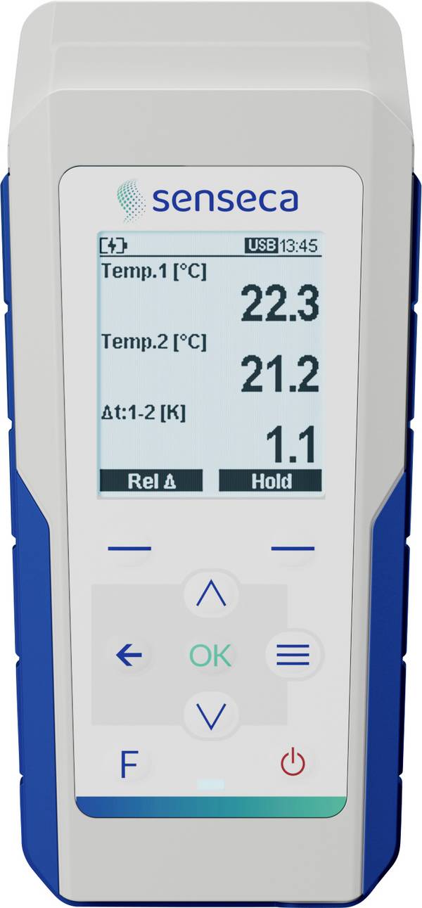 Senseca PRO 135.2 teplomer  -220 - +1768 °C Typ senzora K, J, NTC, S, T, E, B, R