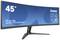 45-palcový zakrivený monitor od iiyama, model ProLite XCB4594DQSN. Nápis zdôrazňuje rozlíšenie 5120x1440 a obnovovaciu frekvenciu 165 Hz.