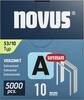 Spony z jemného drôtu A typ 53 10mm 5000 ks Novus Tools 042-0763 Rozmery (d x š) 10 mm x 11.3 mm