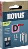 Spony z plochého drôtu D typ 53 F 14mm D-Point 600 ks Novus Tools 042-0793 Rozmery (d x š) 14 mm x 11.3 mm