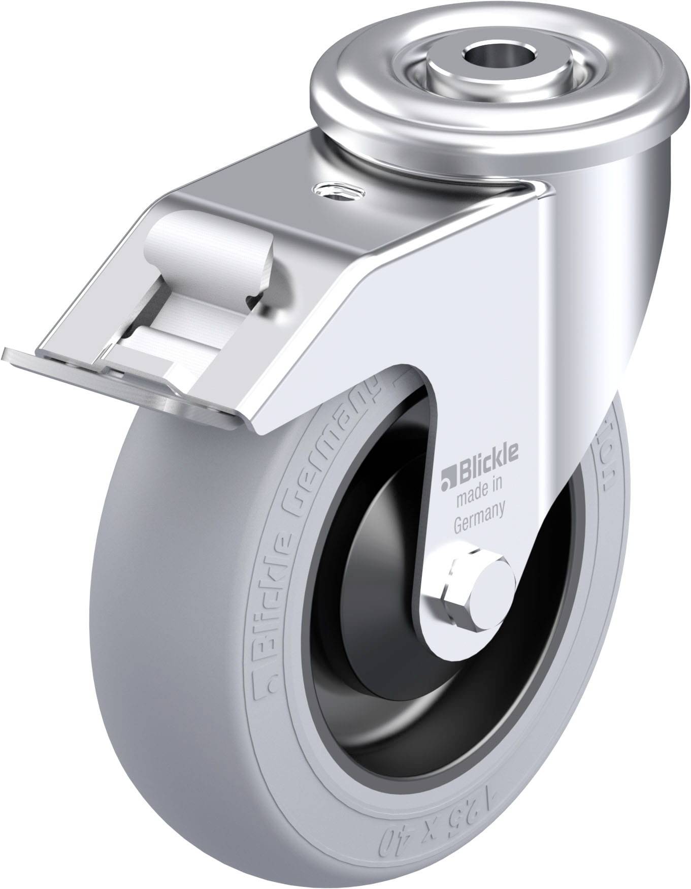 Blickle 921784 LER-POES 125KA-FI-SG Styrehjul i stål Hjuldiameter: 125 mm Bæreevne (maks.): 150 kg 1 stk