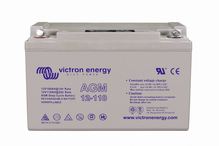 Victron Energy BAT412101085 olovený akumulátor 12 V 110 Ah olovená gélová (š x v x h) 330 x 220 x 171 mm skrutkované M8 bezúdržbová