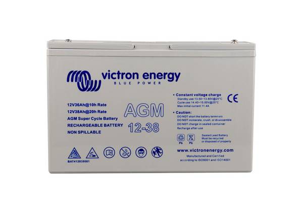 Victron Energy AGM Super Cycle 12V 25A BAT412025081 olovený akumulátor 12 V 25 Ah olovený so skleneným rúnom (š x v x h) 181 x 175 x 77 mm skrutkované M5  bezúdržbová