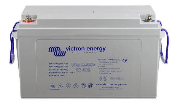 Victron Energy Blei Kohlenstoff 12V/100Ah BAT612110081 olovený akumulátor 12 V 100 Ah Olovnatý uhlík (š x v x h) 410 x 225 x 172 mm skrutkované M8