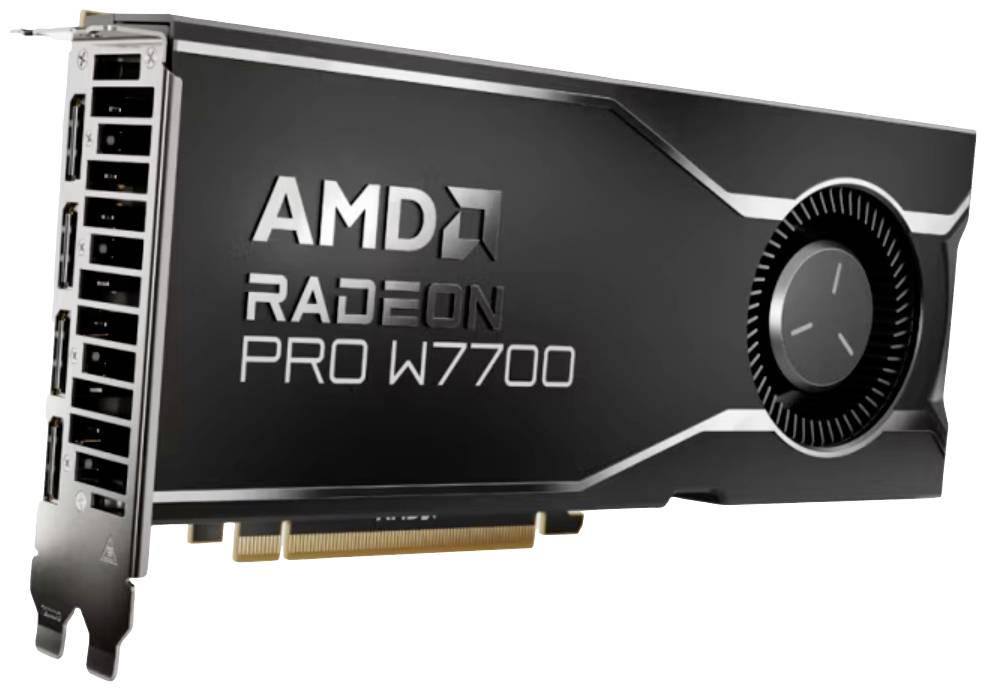 AMD Scheda grafica AMD Radeon Pro W7700 16 GB RAM GDDR6 PCIe x16 DisplayPort