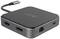 USB-C dokovacia stanica s portami pre HDMI, DisplayPort, LAN a USB-C, vhodná pre rôzne pripojenia zariadení.