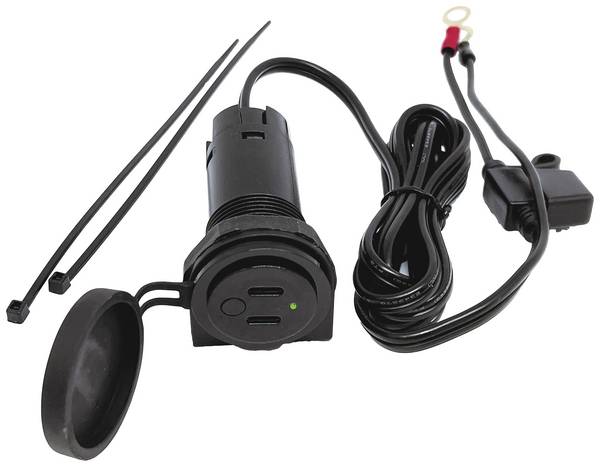 BAAS USB dvojitá palubná zásuvka 3,6A
