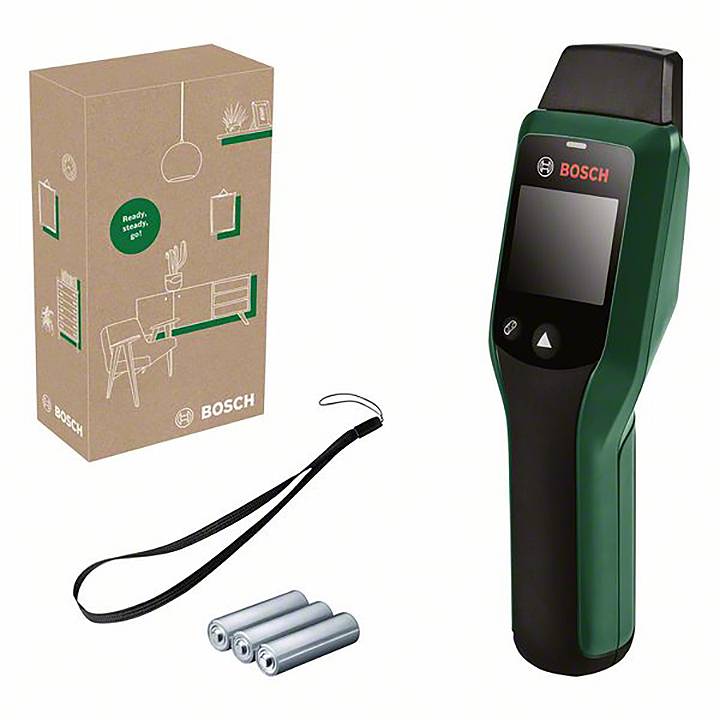 Bosch UniversalHumid Moisture Meter - Accurate Wood Group Selection & LED Indicator - E-Commerce Packaging, New