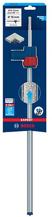 Vrták Bosch Betonbohrer Expert SDS plus-7X, priemer 16 mm, balenie zobrazuje produkt s modrou špičkou, vhodný pre vŕtanie do betónu.