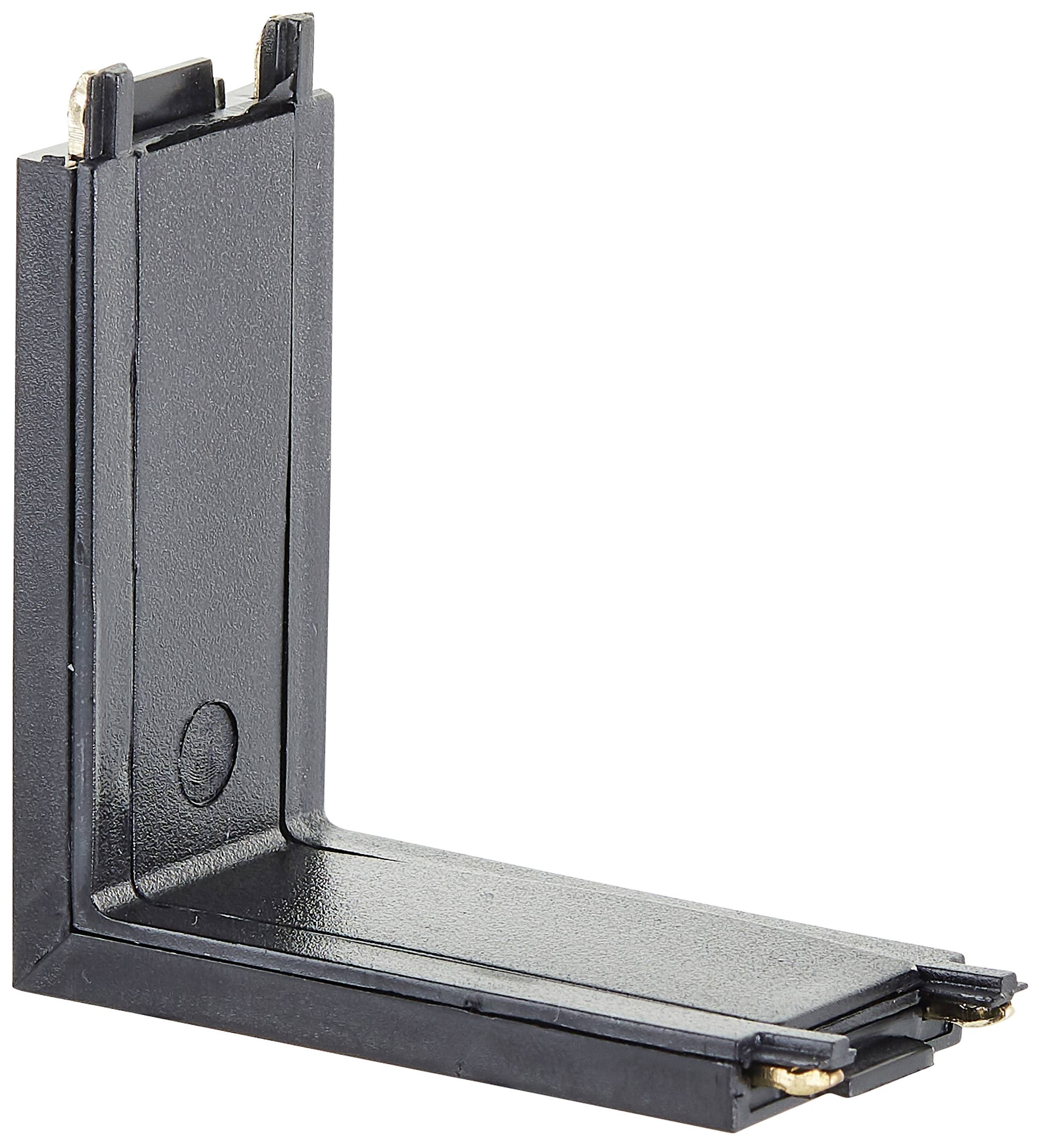 Brilliant Componente per sistema su binario a bassa tensione Connettore Sabbia, Nero 30040/76 Click&Shine Verbinder L