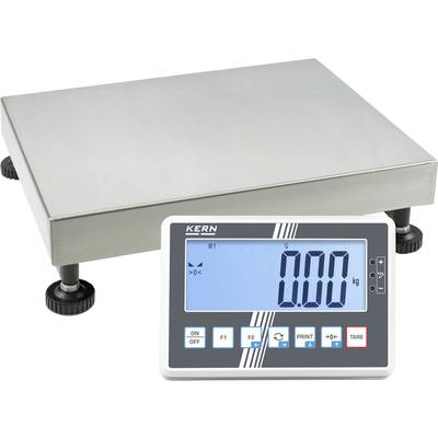 Elektronická váha s nerezovou plošinou a digitálnym displejom zobrazujúcim '0,00 kg'. Vhodná pre presné váženie v laboratóriách a priemysle.