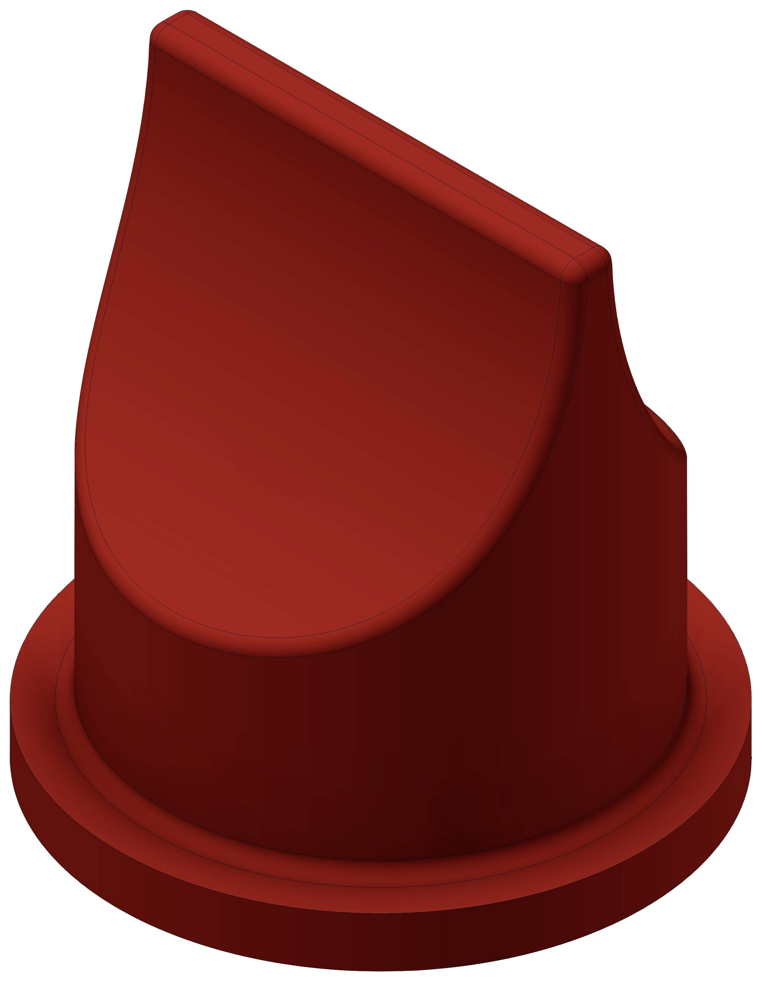 REED Electronics Rückschlagventil EPDM (Entenschnabel rot) Valvole di non ritorno 1 pz.