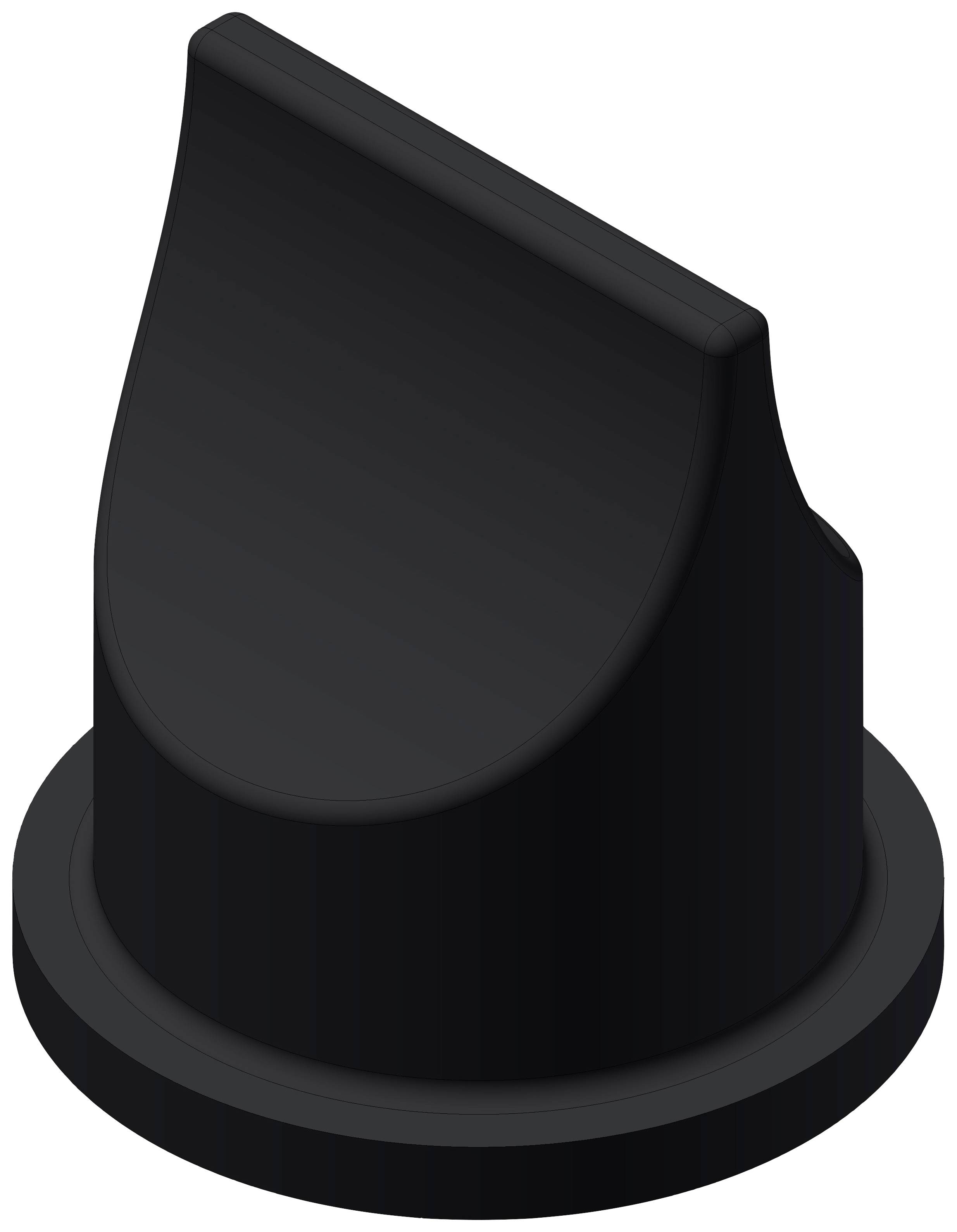 REED Electronics Rückschlagventil FKM (Entenschnabel schwarz) Valvole di non ritorno 1 pz.