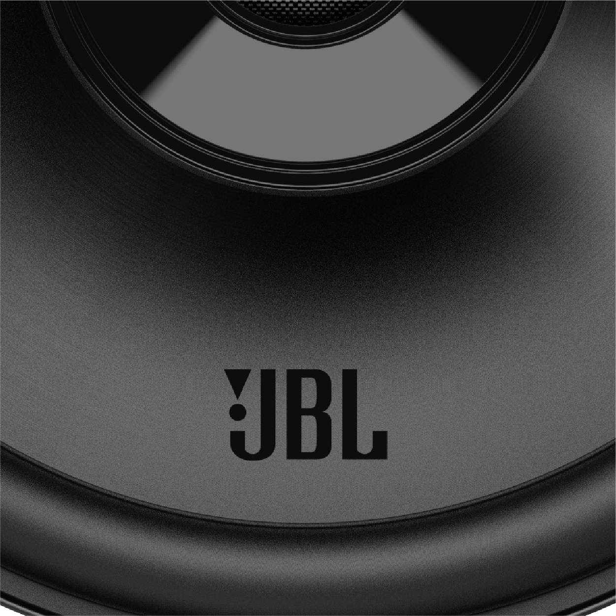 Reproduktory JBL, detail membrány so logom v strede.
