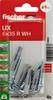 Fischer UX 6 x 35 R WH K NV univerzálna hmoždinka 35 mm 094623 1 sada