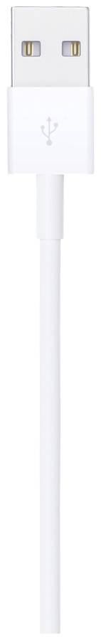 Biely USB kábel so štandardnou USB zástrčkou, vhodný na nabíjanie alebo synchronizáciu zariadení.