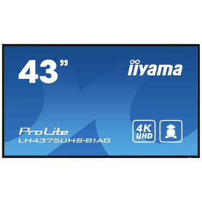 43-palcový monitor iiyama ProLite, model LH4375UHS-B1AG, 4K UHD.