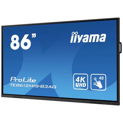 Interaktívny 86'' 4K-UHD monitor od iiyama, model ProLite TE8612MIS-B3AG.