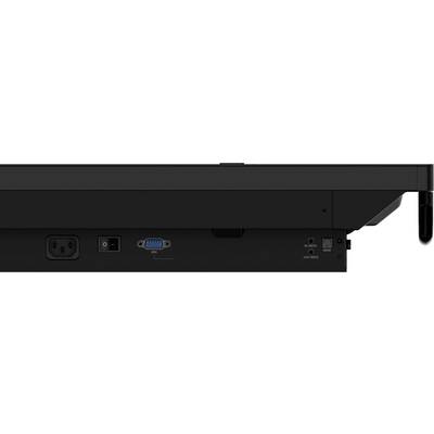 Zadná strana tlačiarne s prípojkami: napájanie, Ethernet, VGA, USB a audio. Vhodné pre kancelárske použitie.