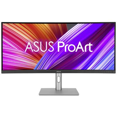 Monitor ASUS ProArt s ultra širokým, farebne intenzívnym displejom. Obrazovka zobrazuje pestré, dynamické farebné prechody.