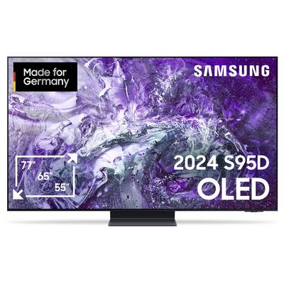 Samsung OLED 4K S95D OLED TV 165.1 cm 65 palca En.trieda 2021: F (A - G) CI+, DVB-T2 HD, WLAN, UHD, Smart TV čierna