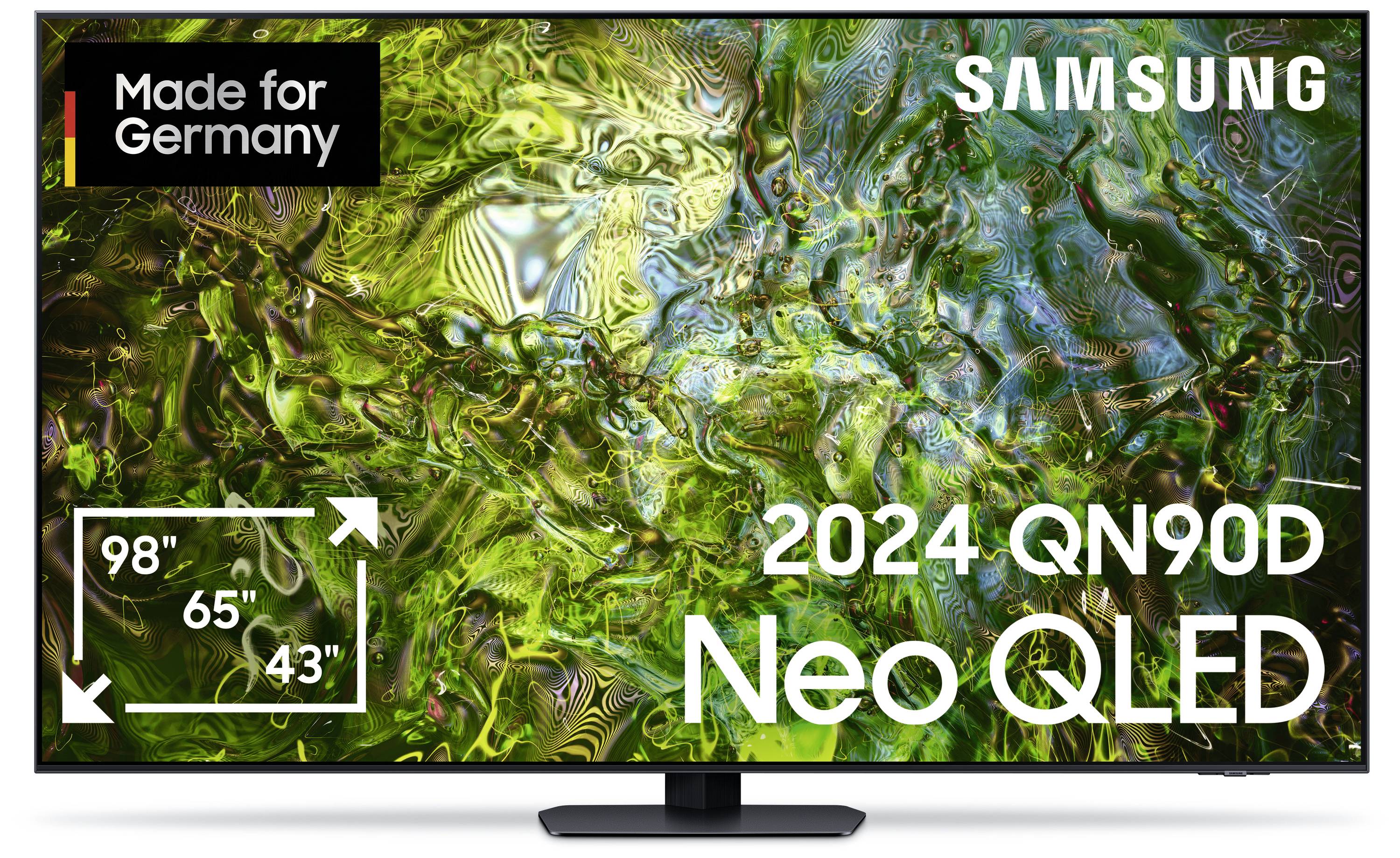 Samsung Neo QLED 4K QN90D QLED-TV 190.5 cm 75 inch Energielabel E (A - G) CI+*, DVB-T2 HD, Smart TV, UHD, WiFi Zwart