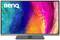 Monitor BenQ zobrazuje farebne pestré, abstraktné vzory s modro-zelenými a ružovo-oranžovými oblasťami.