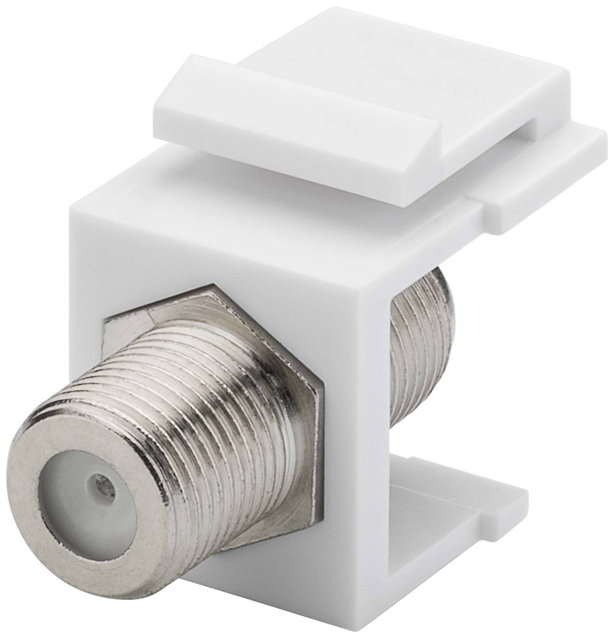 Goobay Goobay 79474 Keystone Modul SAT Antenne Verbinder F Buchse SAT Koaxial Kabel Modulo F da incasso Keystone