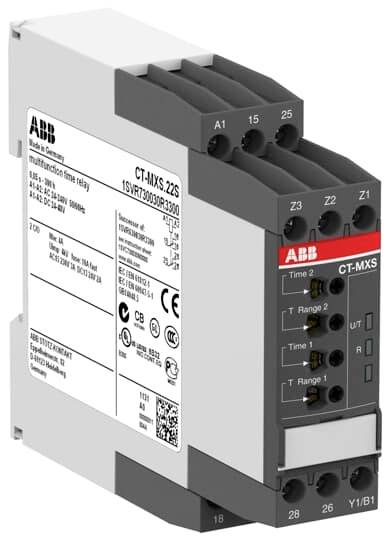 ABB 1SVR730030R3300 CT-MXS.22S Tijdrelais 1 stuk(s) Tijdsduur: 0.05 - 1080000 s