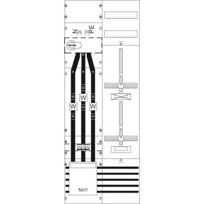 Striebel & John 2CPX033035R9999 KA4231 meracie a meniace polia zabudovateľný Počet modulov (šírka) = 24 Počet riadkov = 0