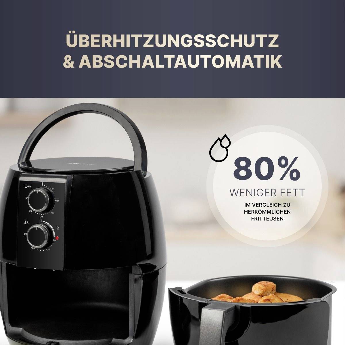 Clatronic FR 3780 H 3.6 l, 1350 W, čierna, titan-9