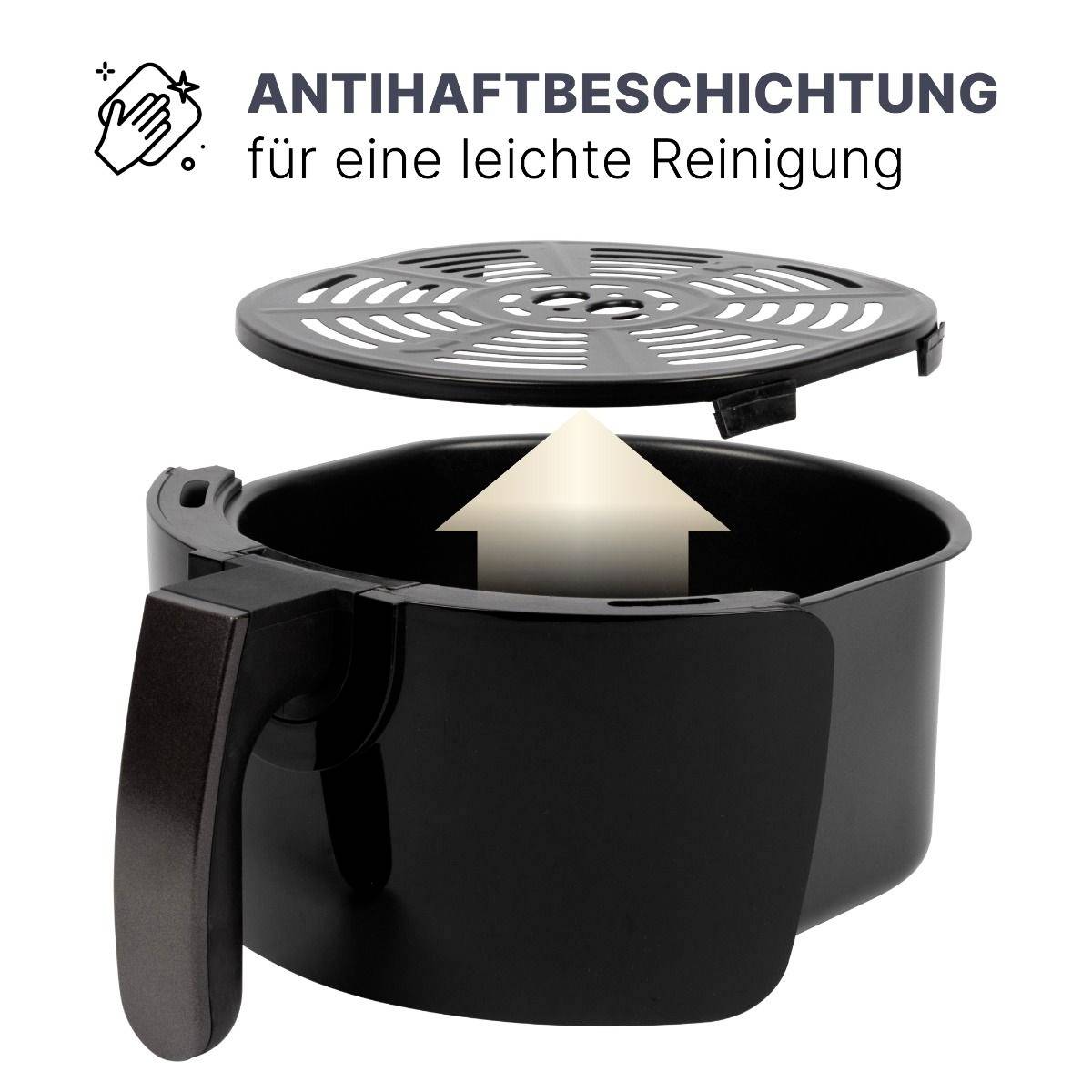 Clatronic FR 3780 H 3.6 l, 1350 W, čierna, titan-11