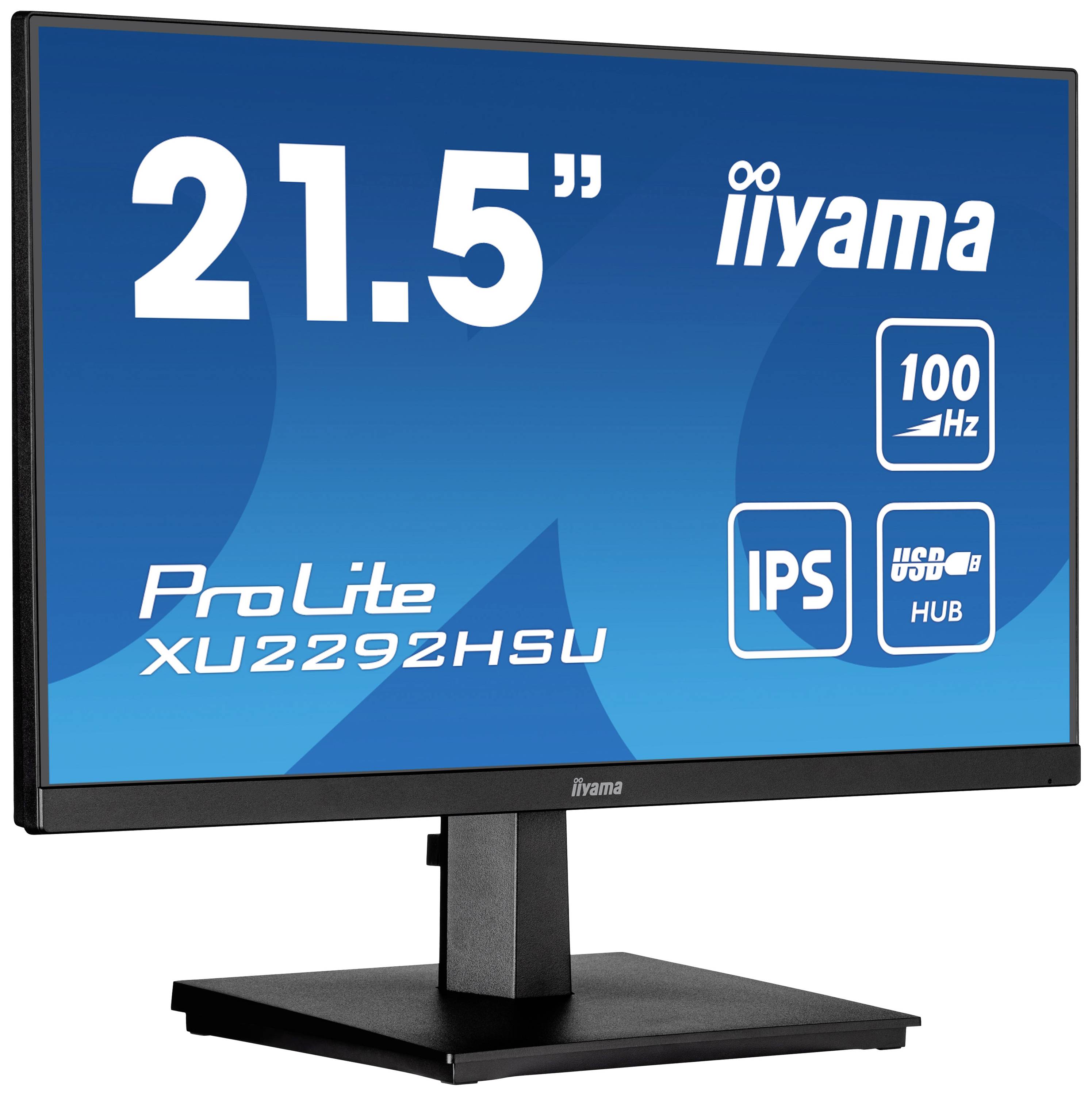Iiyama ProLite XU2292HSU-B6 Monitor ERP E (A - G) 54.6 cm (21.5 pollici) 1920 x 1080 Pixel 16:9 0.4 ms HDMI ™, DisplayPort, Cuffie (jack da 3,5 mm), U