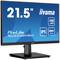 Čierny počítačový monitor od Iiyama zobrazuje '21.5"', '100Hz', 'IPS' a 'USB Hub'. Model: ProLite XU2292HSU.