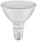 Strieborná LED lampa značky LEDVANCE, vhodná pre päticové zapojenie E27, v modernom dizajne.