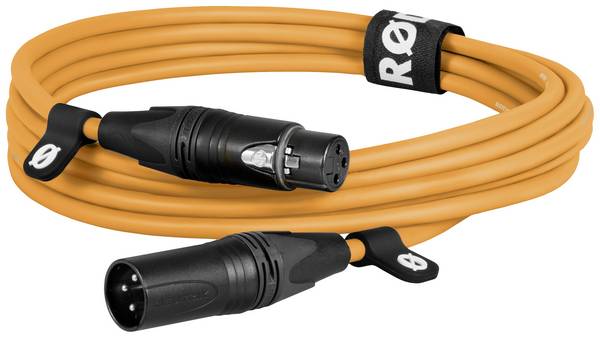 Rode XLR3M-O XLR prepojovací kábel  3 m oranžová