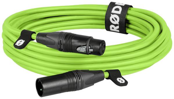 Rode XLR6M-G XLR prepojovací kábel  6 m zelená