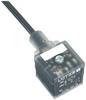 Ventilová zátka, prevedenie A (18mm), odrušovacia dióda ochranného obvodu + LED čierna, priehľadná LS-A-9460 5,0m PUR 2x0,75 12-24V Počet pólov:2 709460 Lütze Množstvo: 1 ks