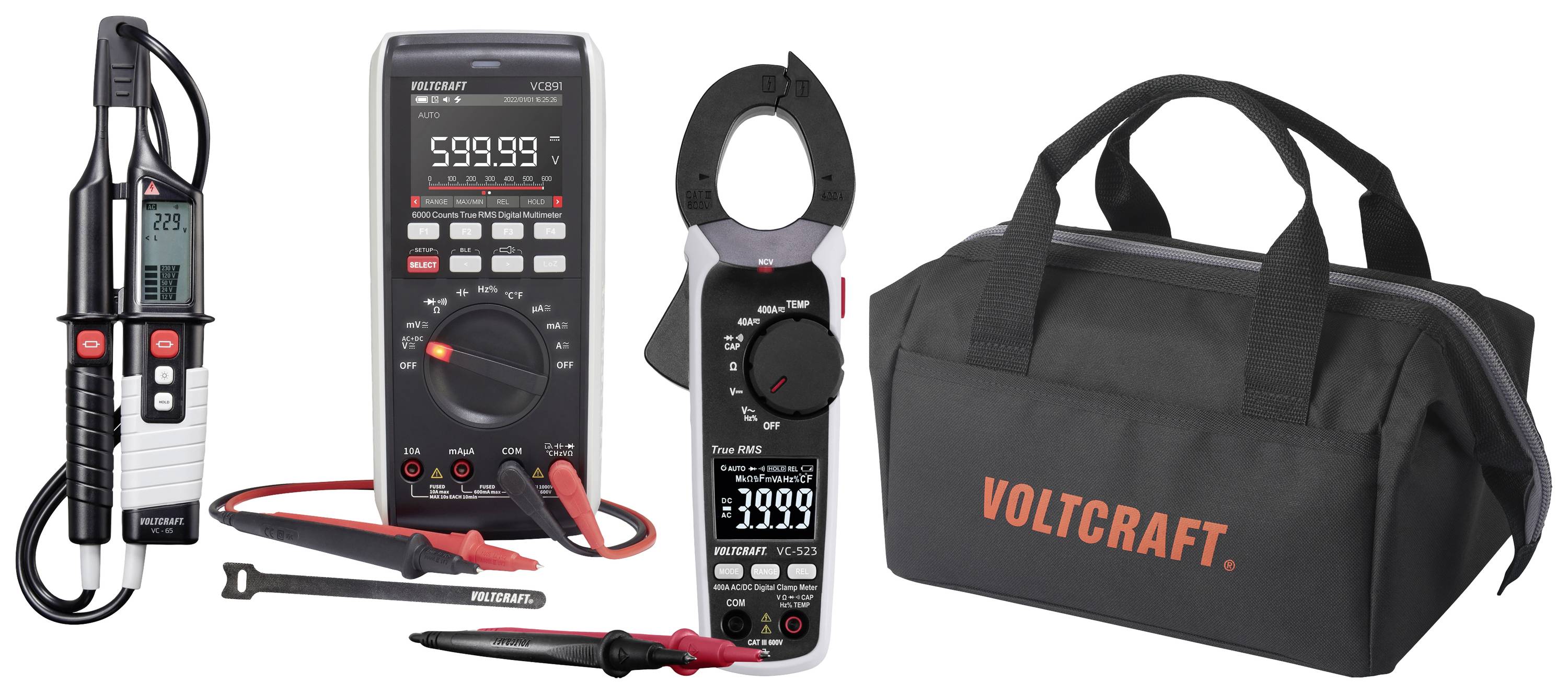 VOLTCRAFT Kit di strumenti di misura industriale
