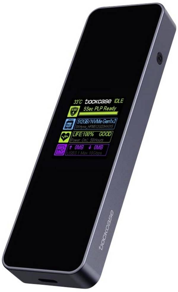 Dockcase DSWC1P-5 M.2 SSD puzdro 2230, 2242, 2260, 2280 USB-C™ (USB 3.2 Gen 2)