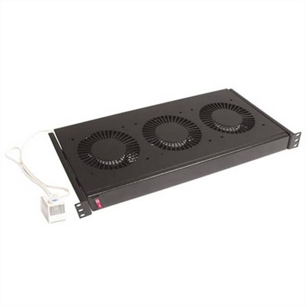 Conteg 26205069 19 palca 1 x vstavaná ventilátor do dátovej skrine     Vhodné pre hĺbku skrine: 800 mm čierna