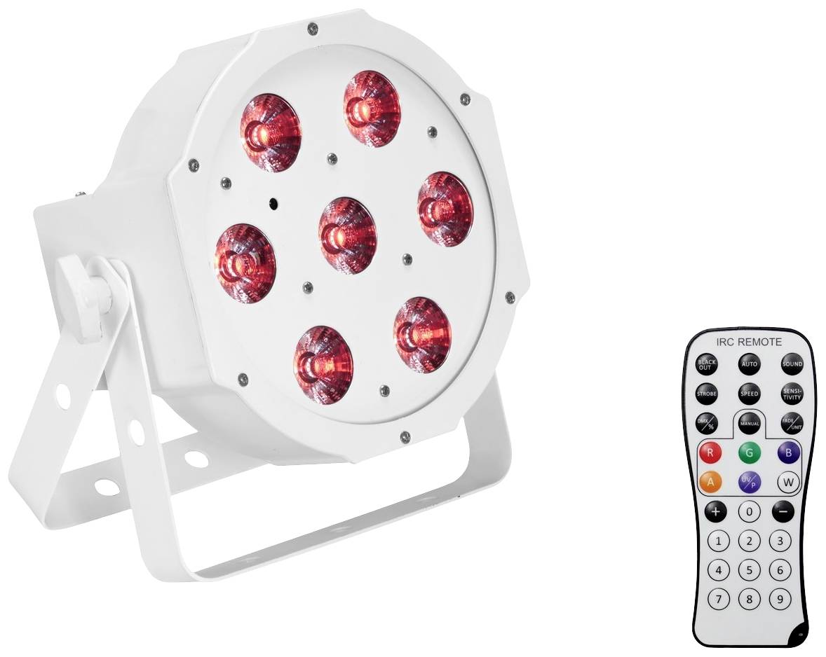 Eurolite 51915391 LED SLS-7 HCL Floor Faretto LED effetto DMX Numero di LED (Dettagli):7 10 W