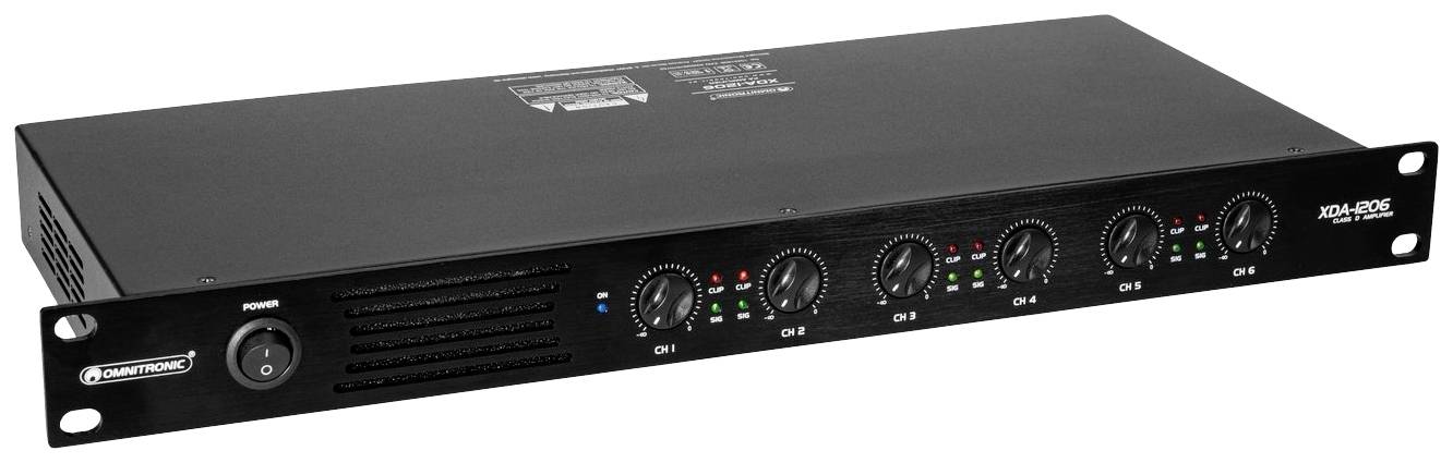 Omnitronic XDA-1206 Amplificatore PA