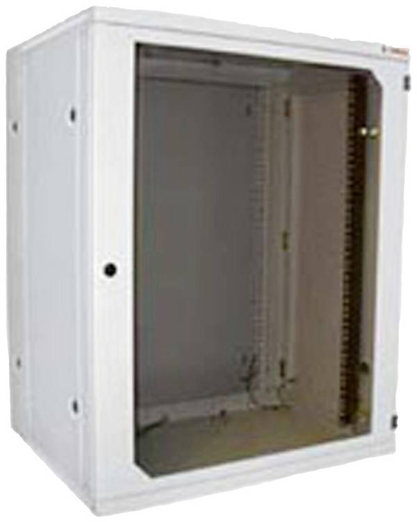 <br>  Conteg<br>  <br>  19" nástenná rozvodná skriňa<br>  (š x v x h) 358 x 600 x 500 mm<br>  6 U<br>  svetlo sivá (RAL 7035)<br>