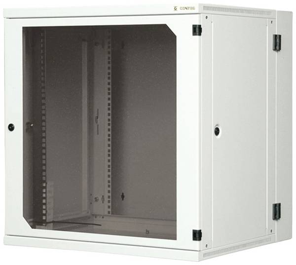 <br>  Conteg<br>  <br>  19" nástenná rozvodná skriňa<br>  (š x v x h) 491 x 600 x 500 mm<br>  12 U<br>  svetlo sivá (RAL 7035)<br>