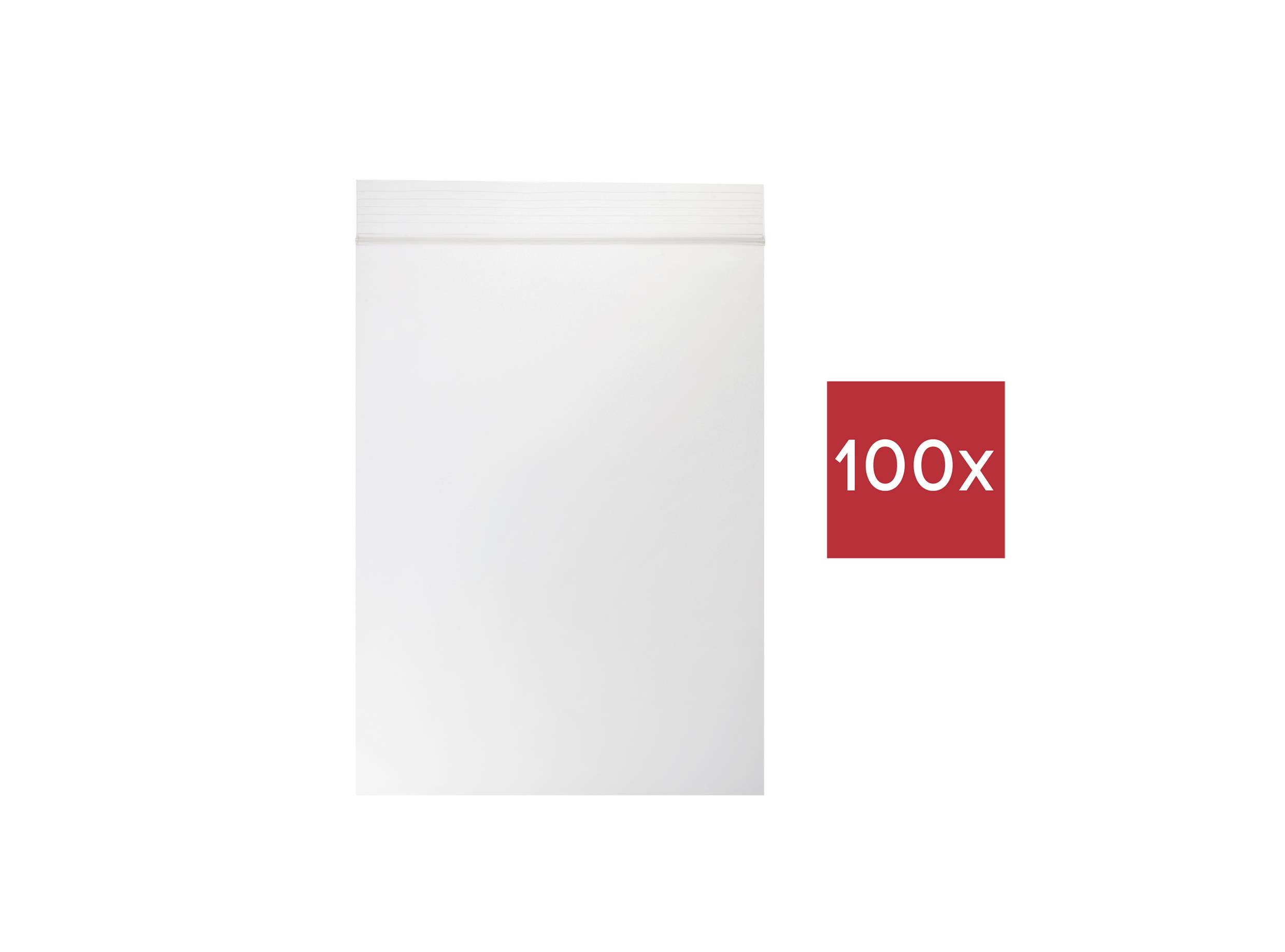 TRU COMPONENTS Tryklukningspose uden tekstlabels (L x B) 60 mm x 40 mm Transparent Polyethylen 100 stk