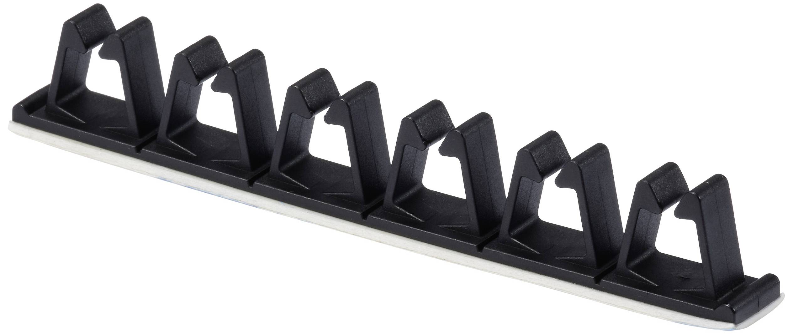 TRU COMPONENTS Kabelclips TC-12533420 Bundt-Ø-område 7.8 mm (max) Sort 20 stk