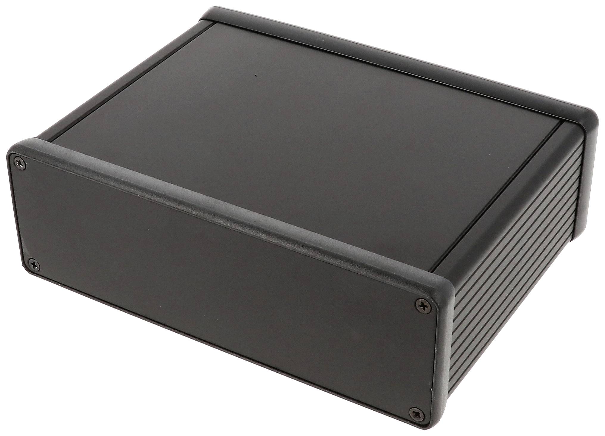 Hammond Electronics 1455T1201BK Universele behuizing 120 x 165 x 52 Aluminium Ge&euml;xtrudeerd Zwart 1 stuk(s)